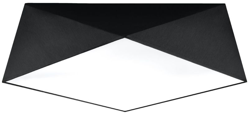 Plafon sufitowy nowoczesny Sollux Lighting Hexa czarny 3 x E27 x IP20 wym: 15 x 50 x 50 cm - 1 szt.