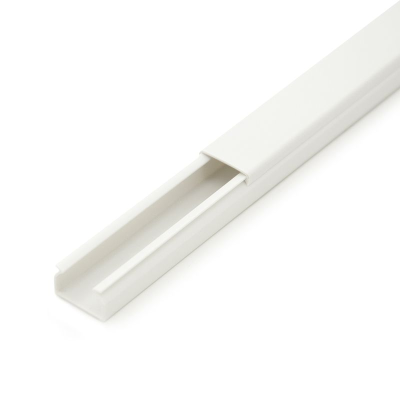 Korytko kablowe CanaLux CNL-C-15010-48, kanał elektroinstalacyjny 15x10mm z pokrywą 96 mb, białe, 48 szt.