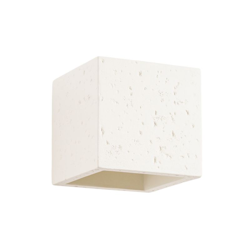 Kinkiet ścienny betonowy Sollux Lighting QUAD beżowy 1xG9x15W IP20 - 1 szt.