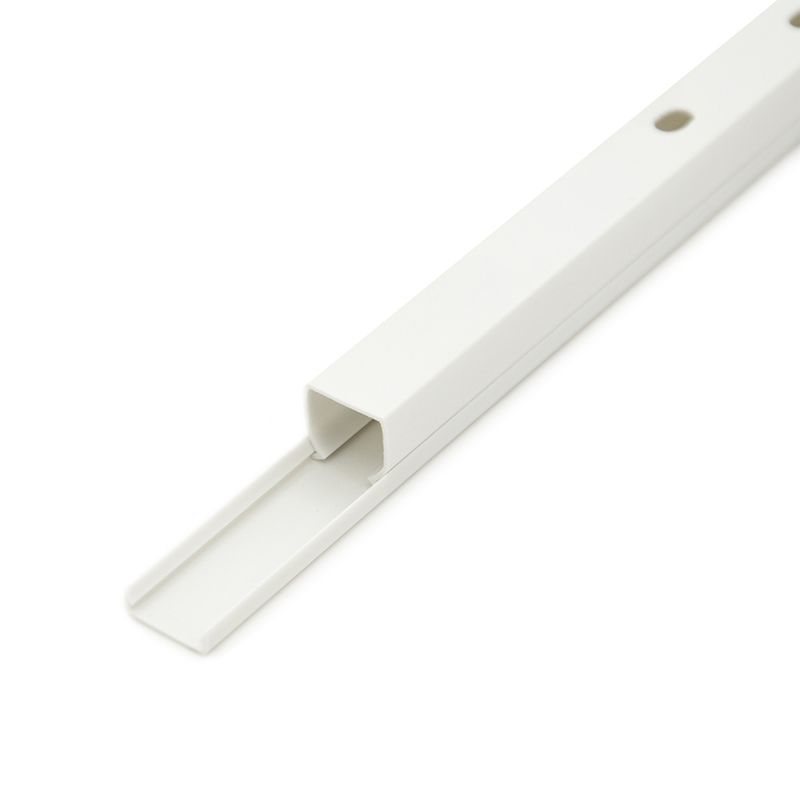 Korytko kablowe CanaLux CNL-C-12012-90, kanał elektroinstalacyjny 12x12mm z pokrywą 180 mb, białe, 90 szt.