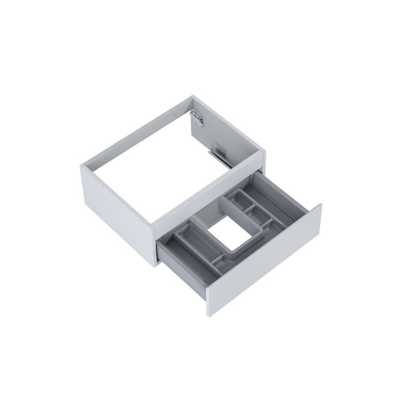 Szafka podumywalkowa Oltens Vernal 60cm szary mat mdf quietclose organizer 1 szt.
