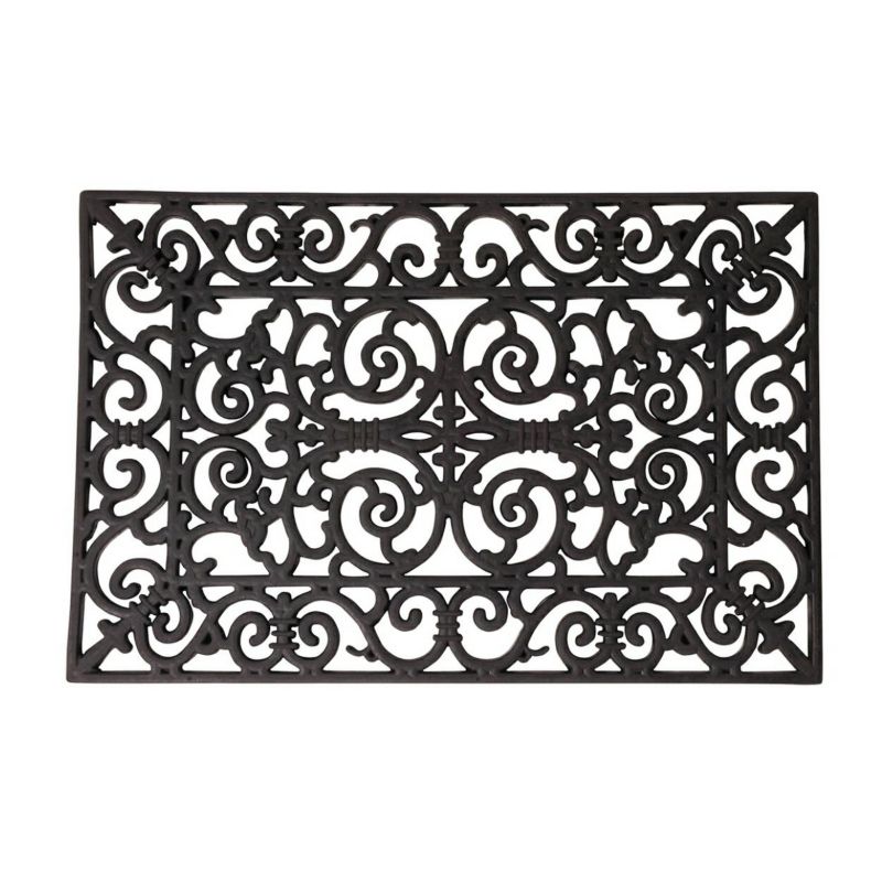 Dekoracyjna wycieraczka Esschert Design gumowa czarna 60x40 cm 1 szt.
