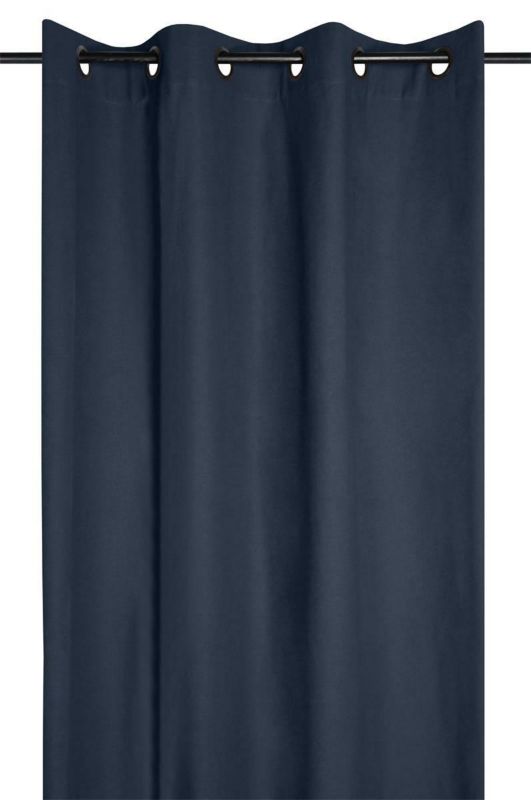 Zasłona Duo STOF granatowa bawełniana 135x240 cm 1 szt