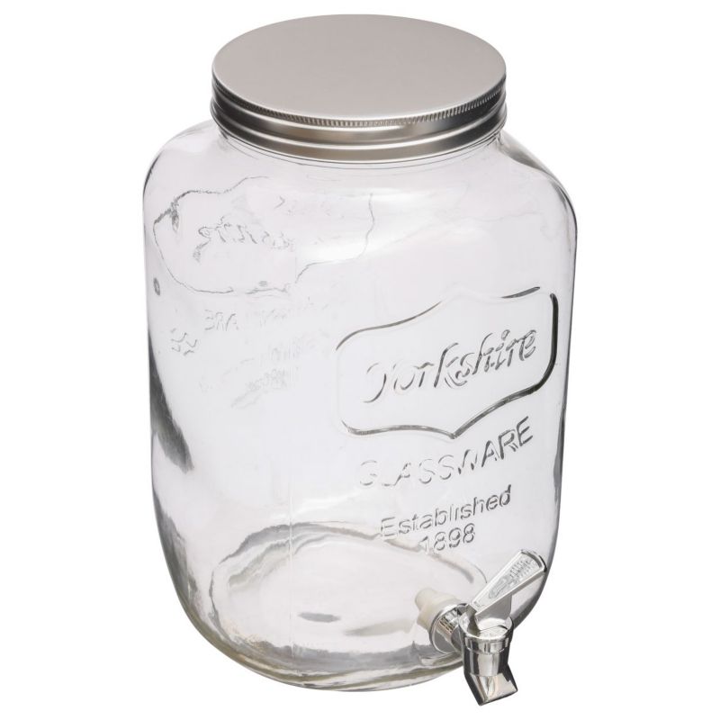 Szklany dyspenser do napojów Yorkshire Secret de Gourmet przezroczysty 26 cm 1 szt.