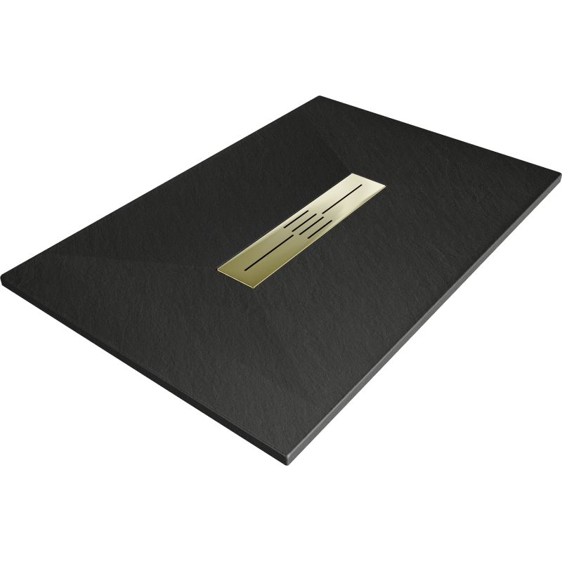 Brodzik prostokątny Mexen Toro czarny 130x70 cm 43707013-G 1 szt.