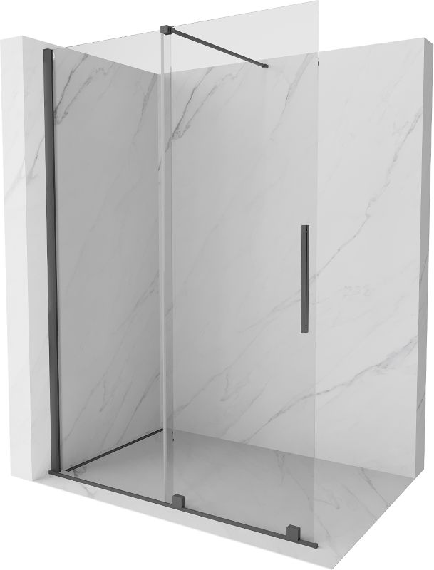 Ścianka prysznicowa rozsuwana Mexen Velar gun gray 160x200 cm 871-160-000-03-66 1 szt.