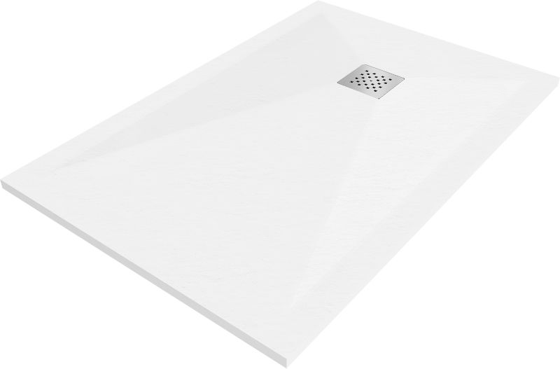 Brodzik prostokątny Mexen Stone+ biały 130x90 cm 1 szt.