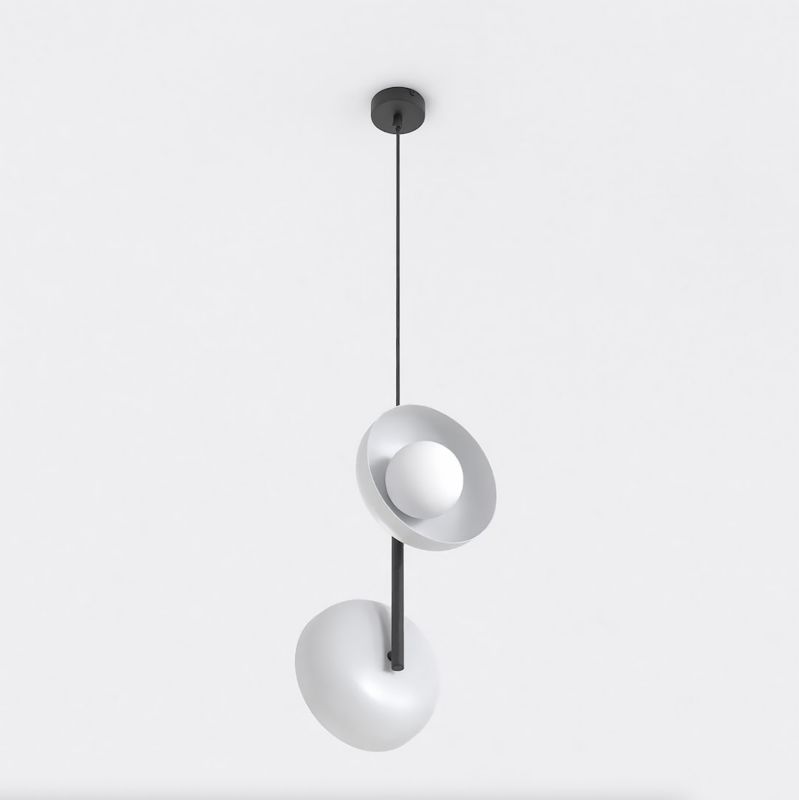 Lampa wisząca Emibig VANILA szaro-czarna 2xG9x15W IP20 wym:120x23x20cm - 1 szt.