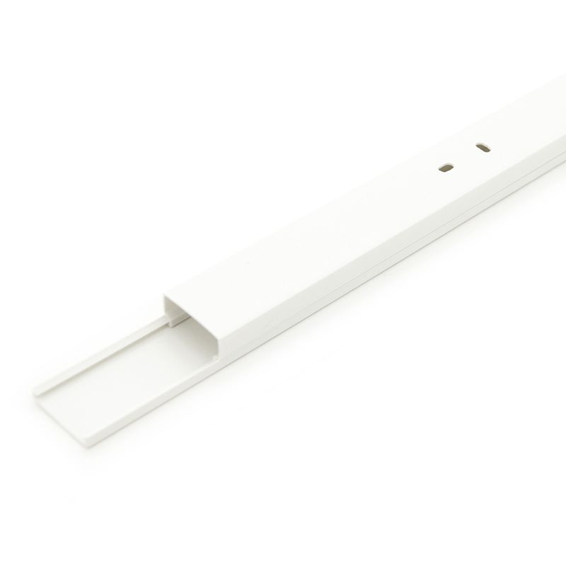 Korytko kablowe CanaLux CNL-C-30015-64, kanał elektroinstalacyjny 30x15mm z pokrywą 128 mb, białe, 64 szt.