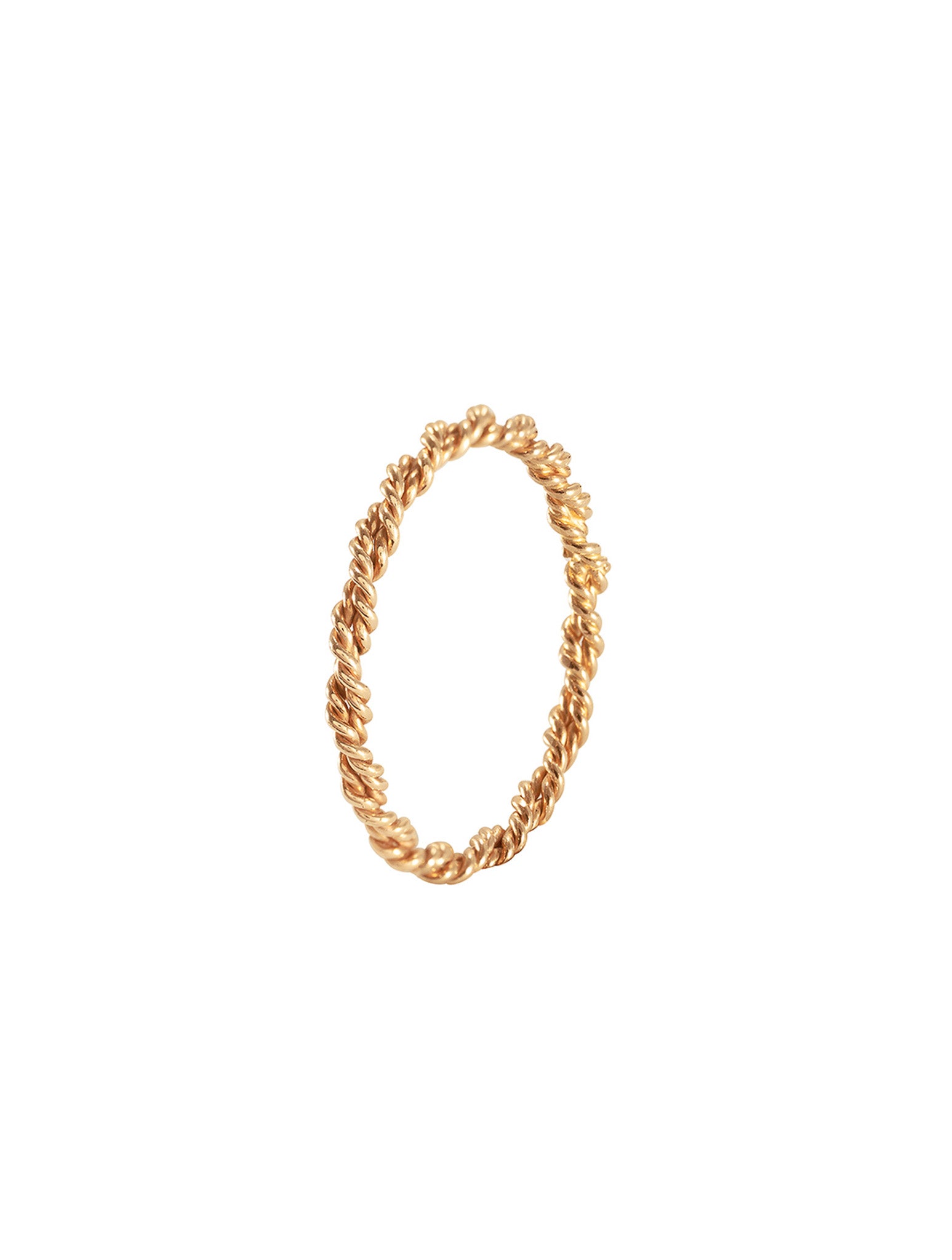 Vine Ring N°1 - ręcznie pleciony pierścionek, 18