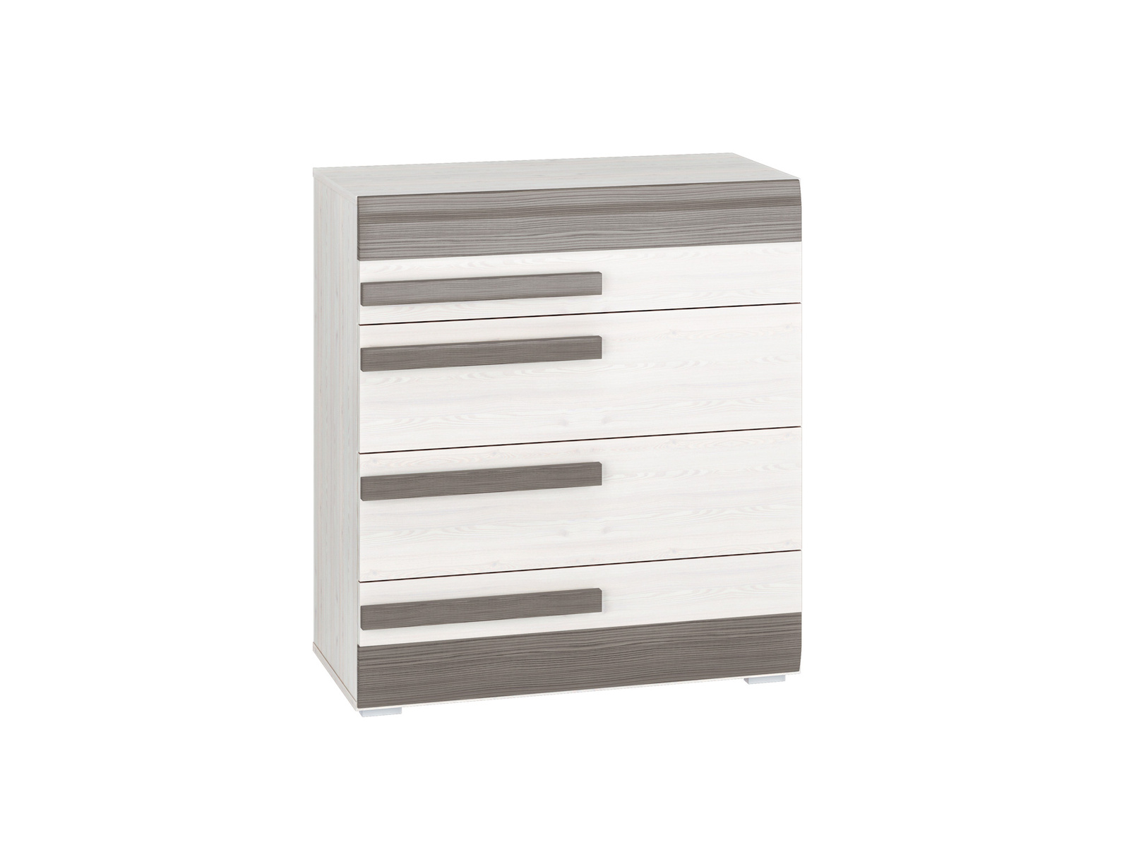 Wąska nowoczesna komoda z szufladami 86 cm BLANCO