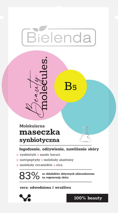 Bielenda Beauty Molecules Molekularna synbiotyczna maseczka, 8 g