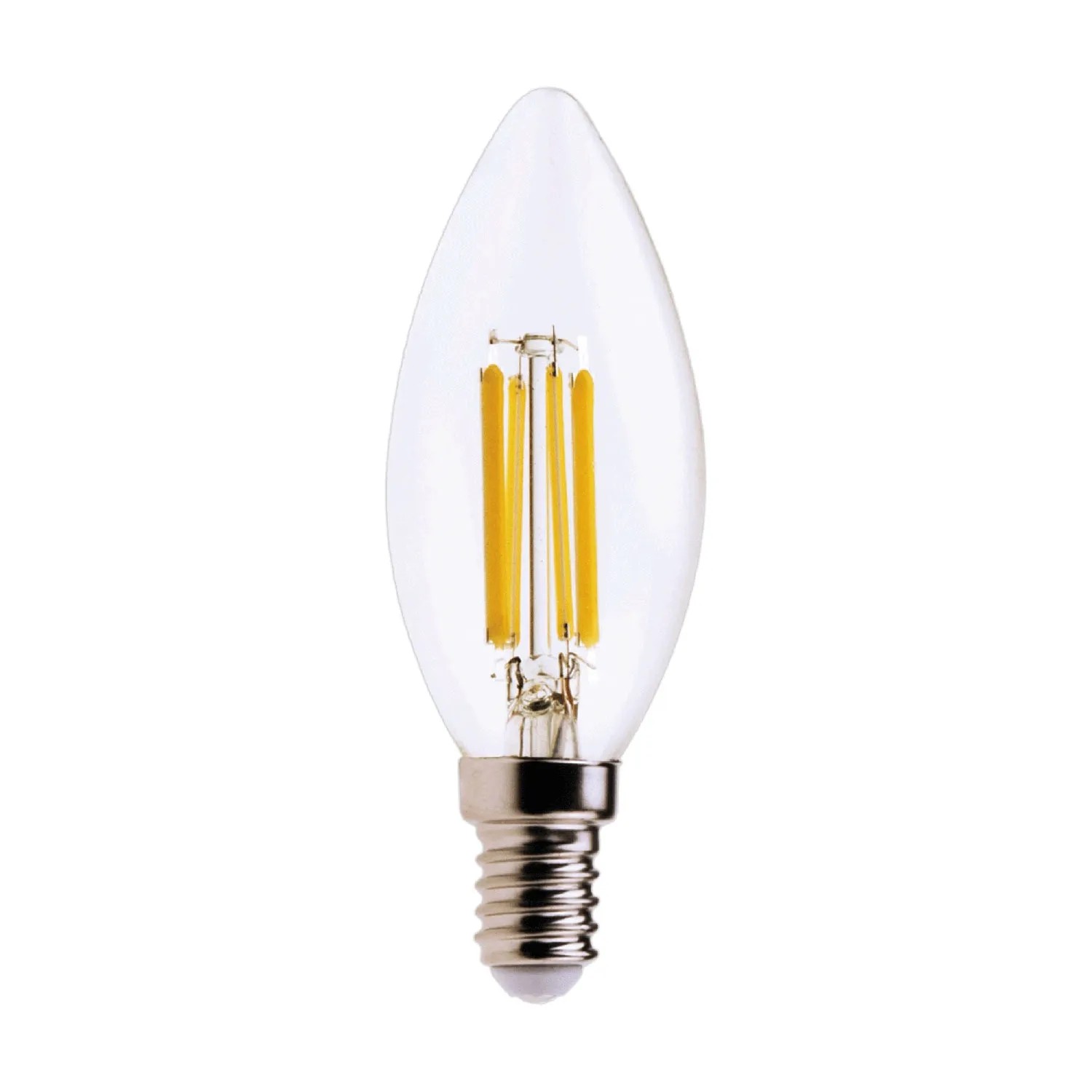 Bright Home Żarówka filamentowa C35 E14 6W 4000K 806lm mleczna