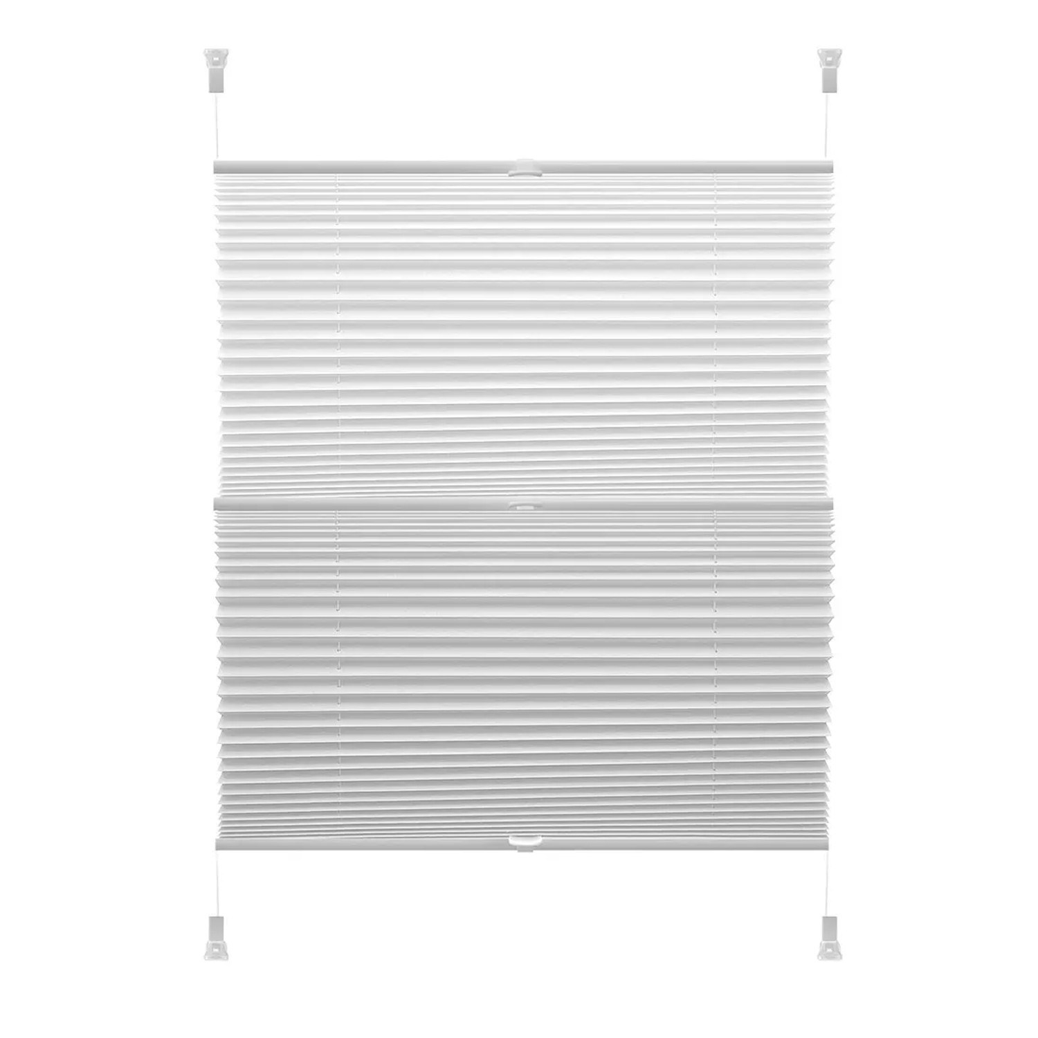 Roleta plisowana DUO Thermo 57 x 150 cm biała