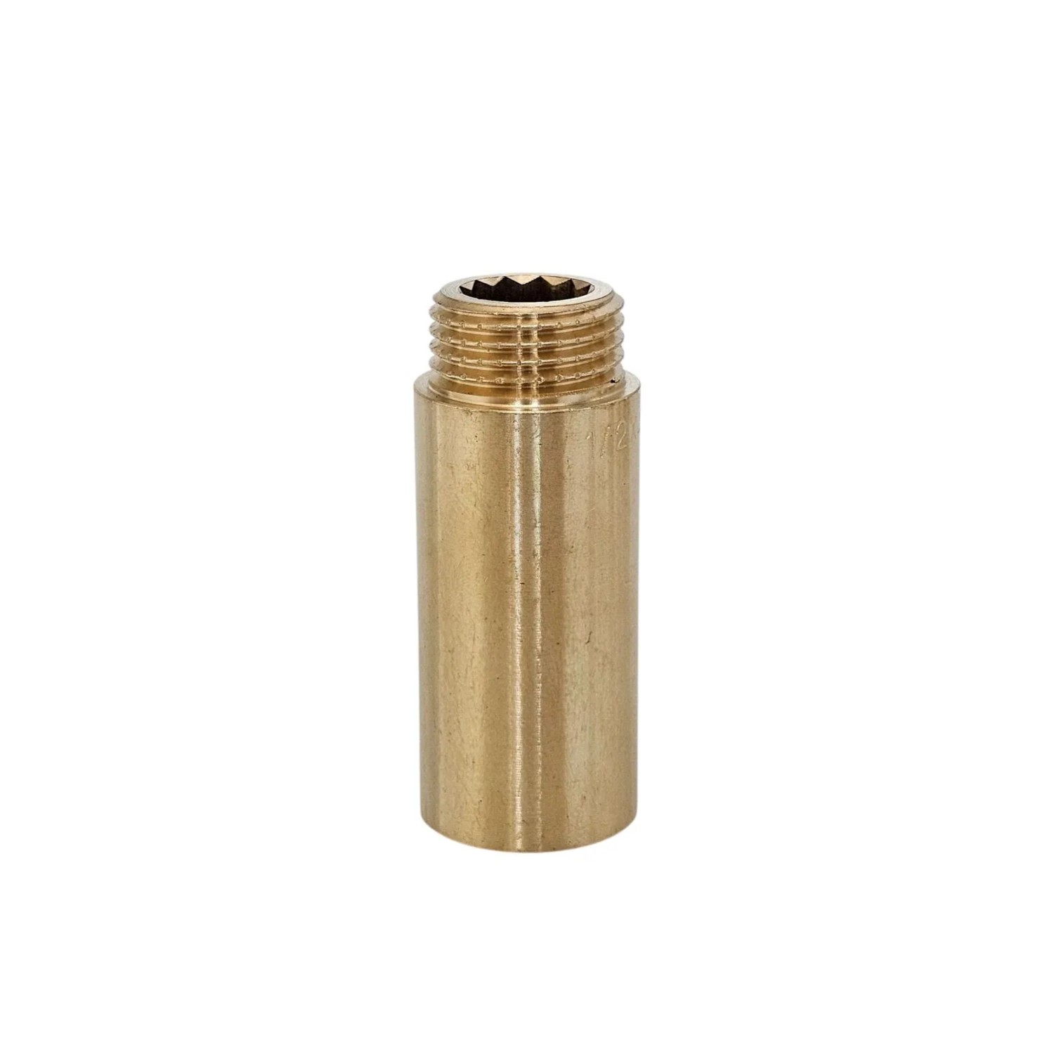 Fluvius Przedłużka GW/GZ mosiądz 1/2" x 50mm