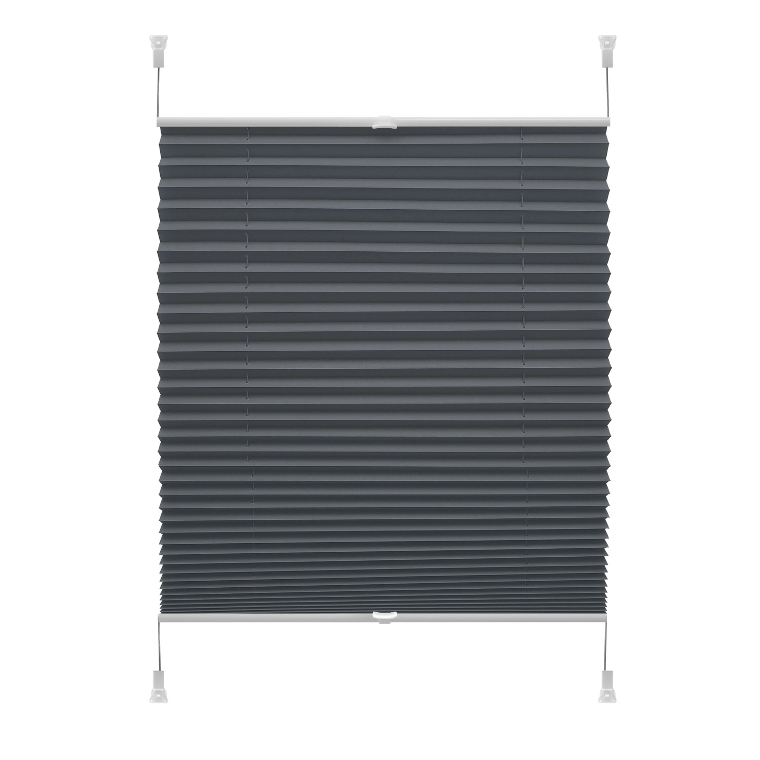 Roleta plisowana VERONA ciemnoszara 73,50 cm x 210 cm