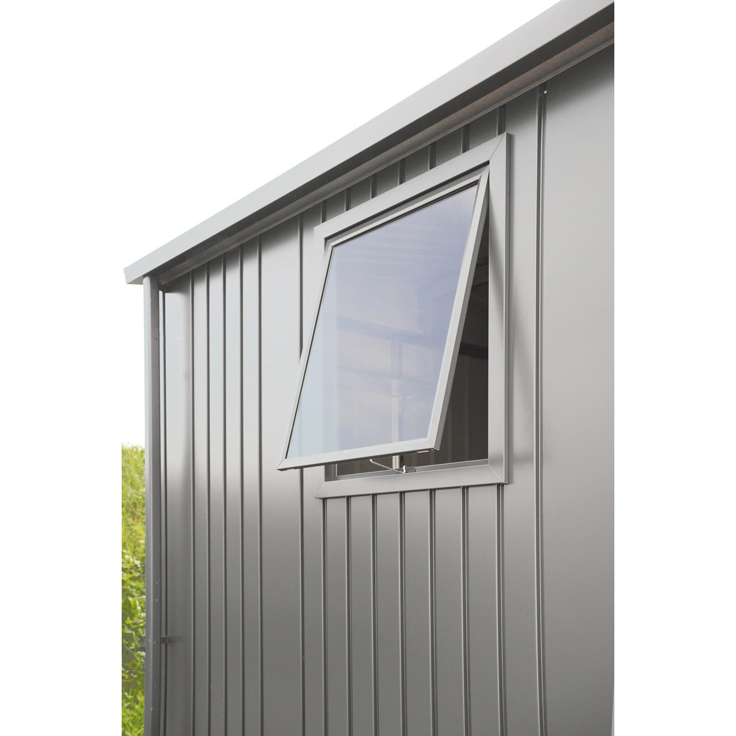 Biohort Element boczny z okienkiem 188 x 81,5 x 2,5 cm srebrny metalik