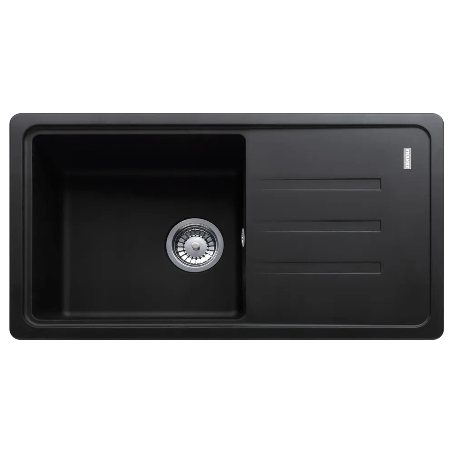 Franke Zlewozmywak BSG 611-78 1-kom. z ociekaczem onyx - 78 x 43,5 cm