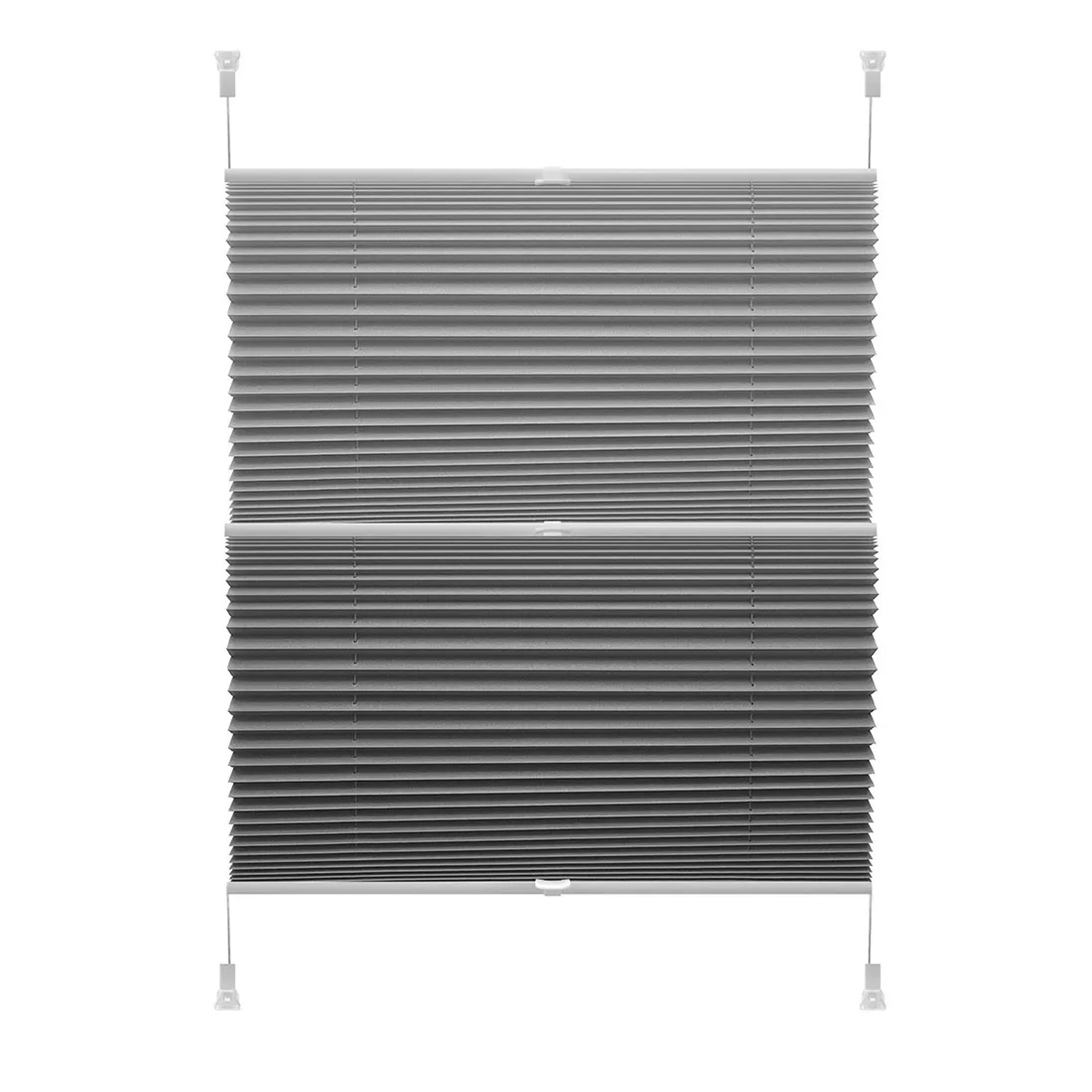 Roleta plisowana DUO Thermo 42,5 x 150 cm szara