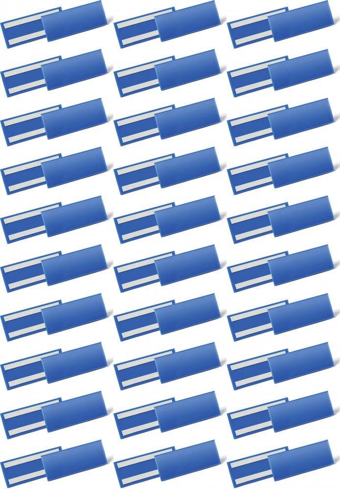 2x Kieszeń samoprzylepna Durable, 1/2 A5, pozioma, 50 sztuk, granatowy