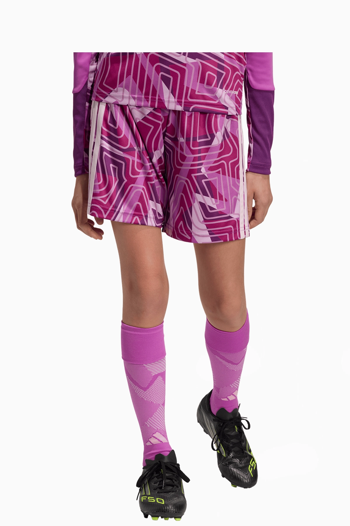 Spodenki bramkarskie adidas Tiro 26 Competition GK Junior - Fioletowy