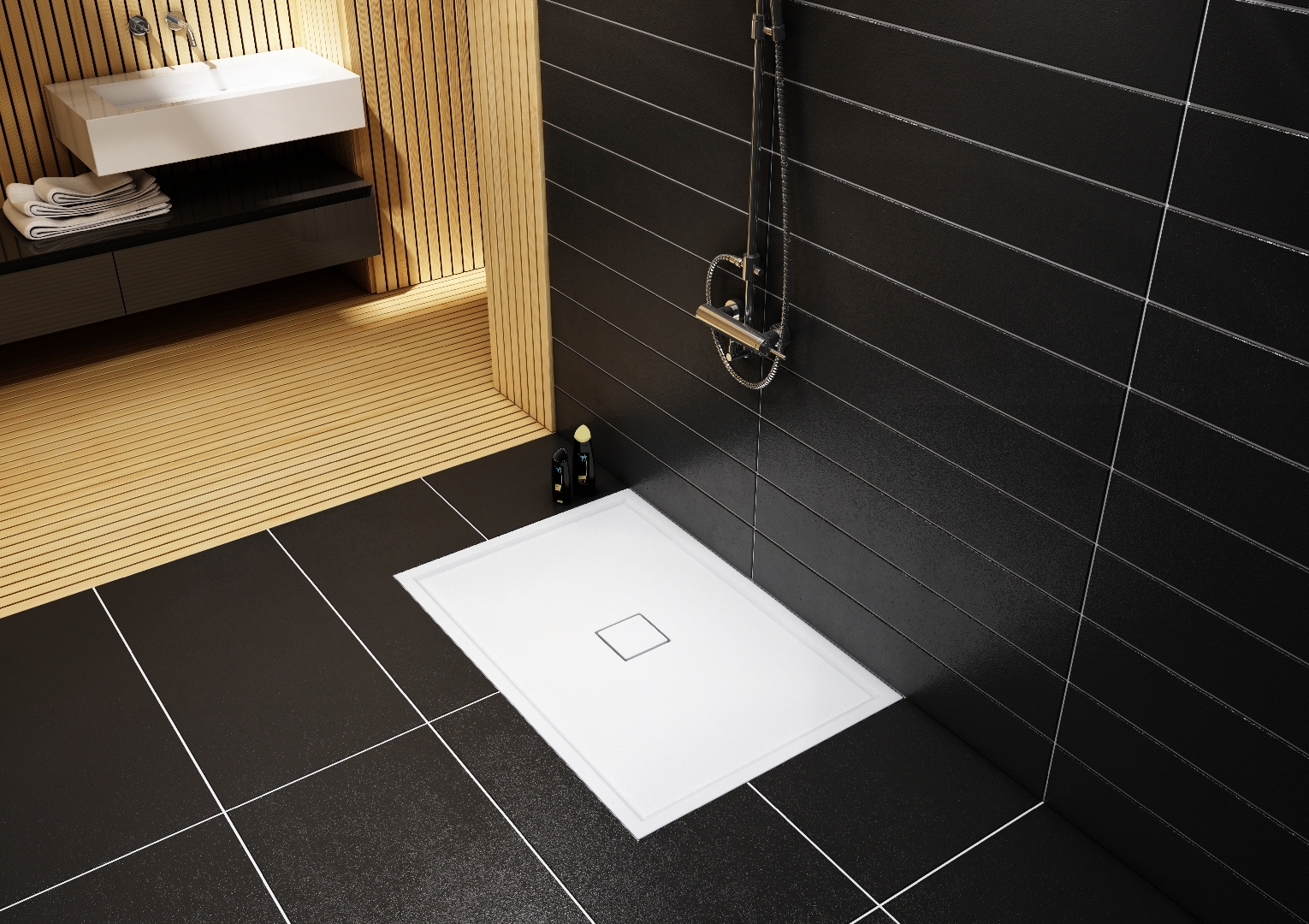 Schedline Erida brodzik prostokątny 120x90 cm biały 3SP.E4P-90120