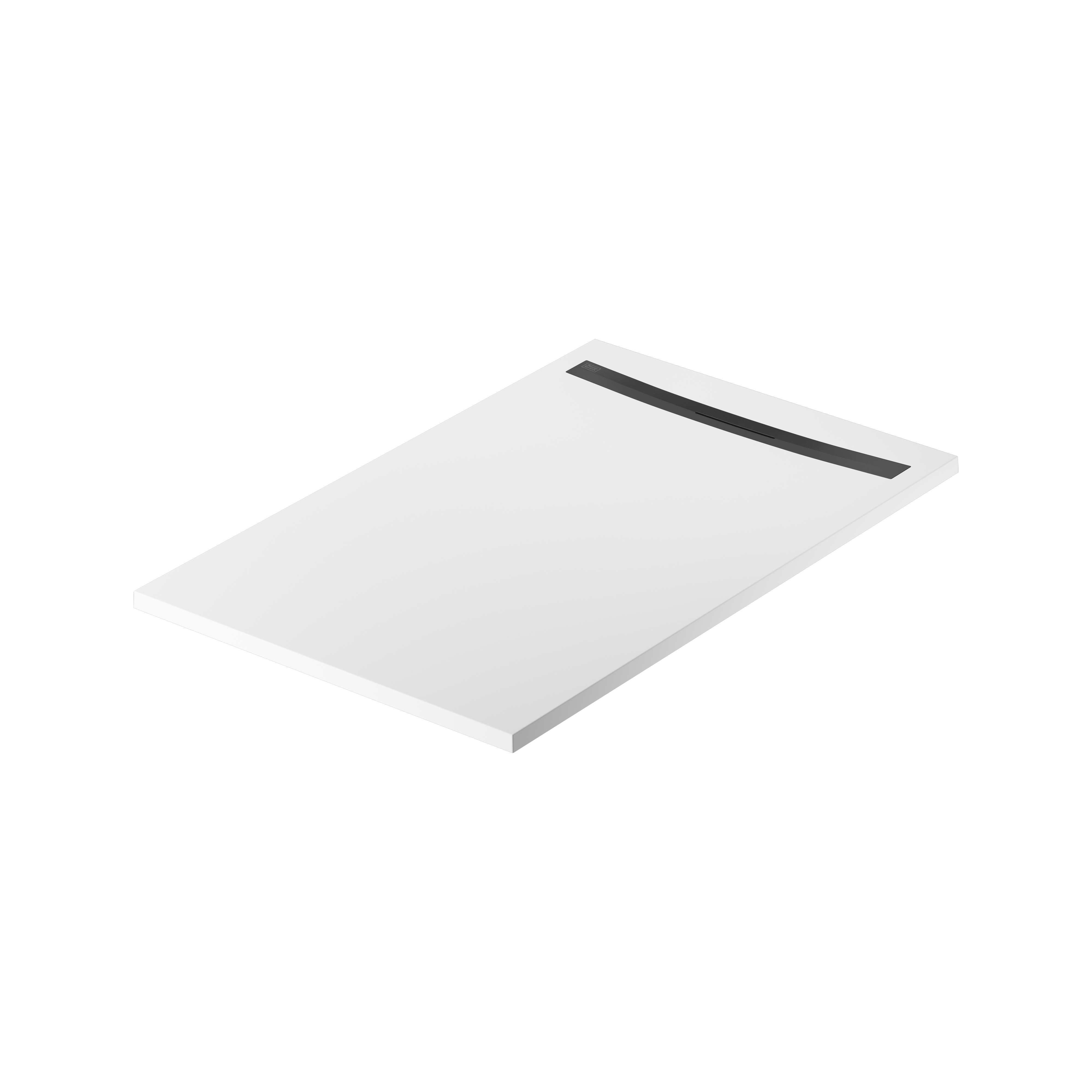 Meissen Keramik Kontra brodzik prostokątny z maskownicą 140x90 cm biały S207-027