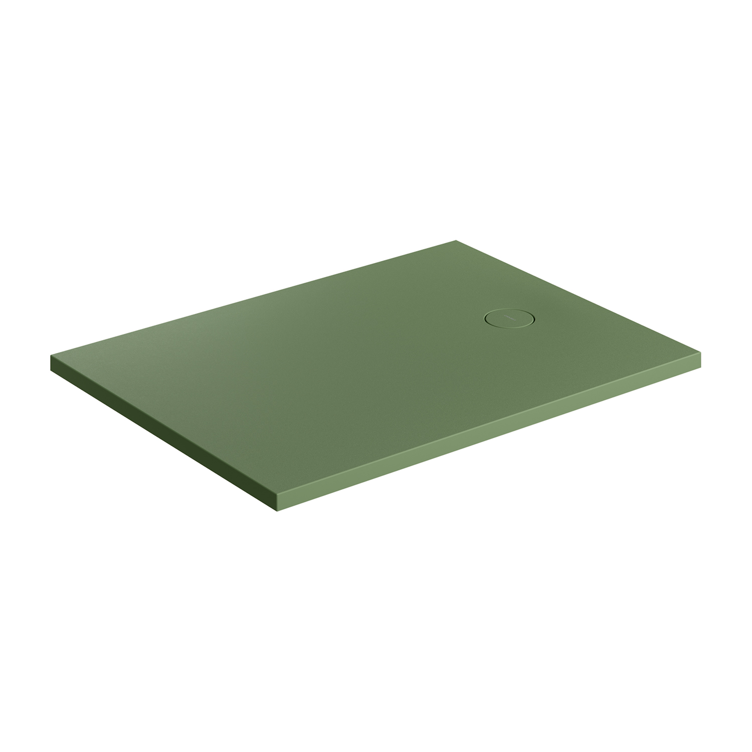 Omnires Aquarock brodzik prostokątny z maskownicą 120x90 cm olive mat AQUAROCK90-120OL