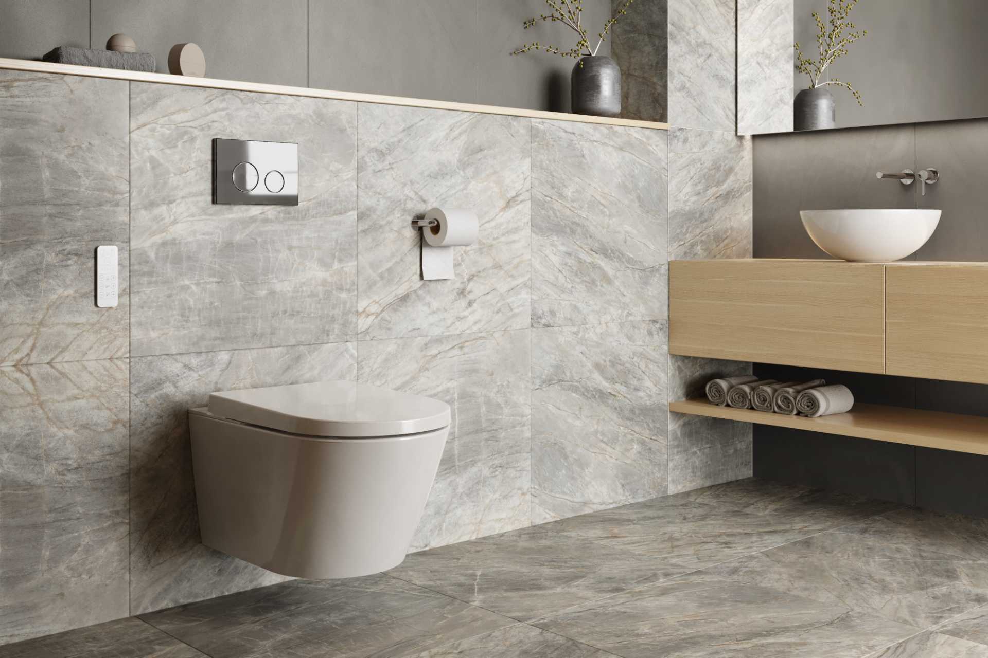 Excellent Nest przycisk spłukujący do WC chrom błyszczący INEX.NE220.150.CR