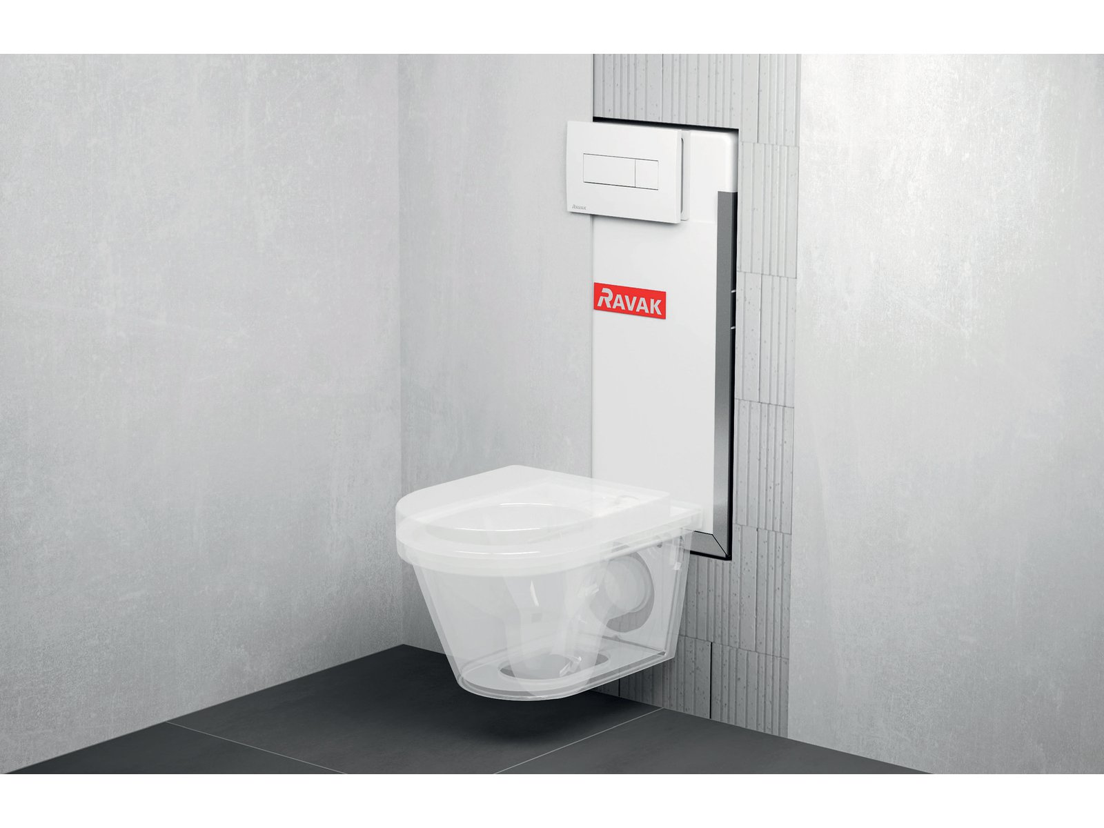 Ravak stelaż podtynkowy do miski WC wiszącej X01702