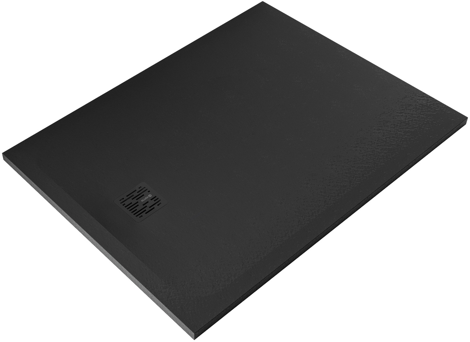 Kludi Terra brodzik prostokątny 120x90 cm czarny mat 09DW0739