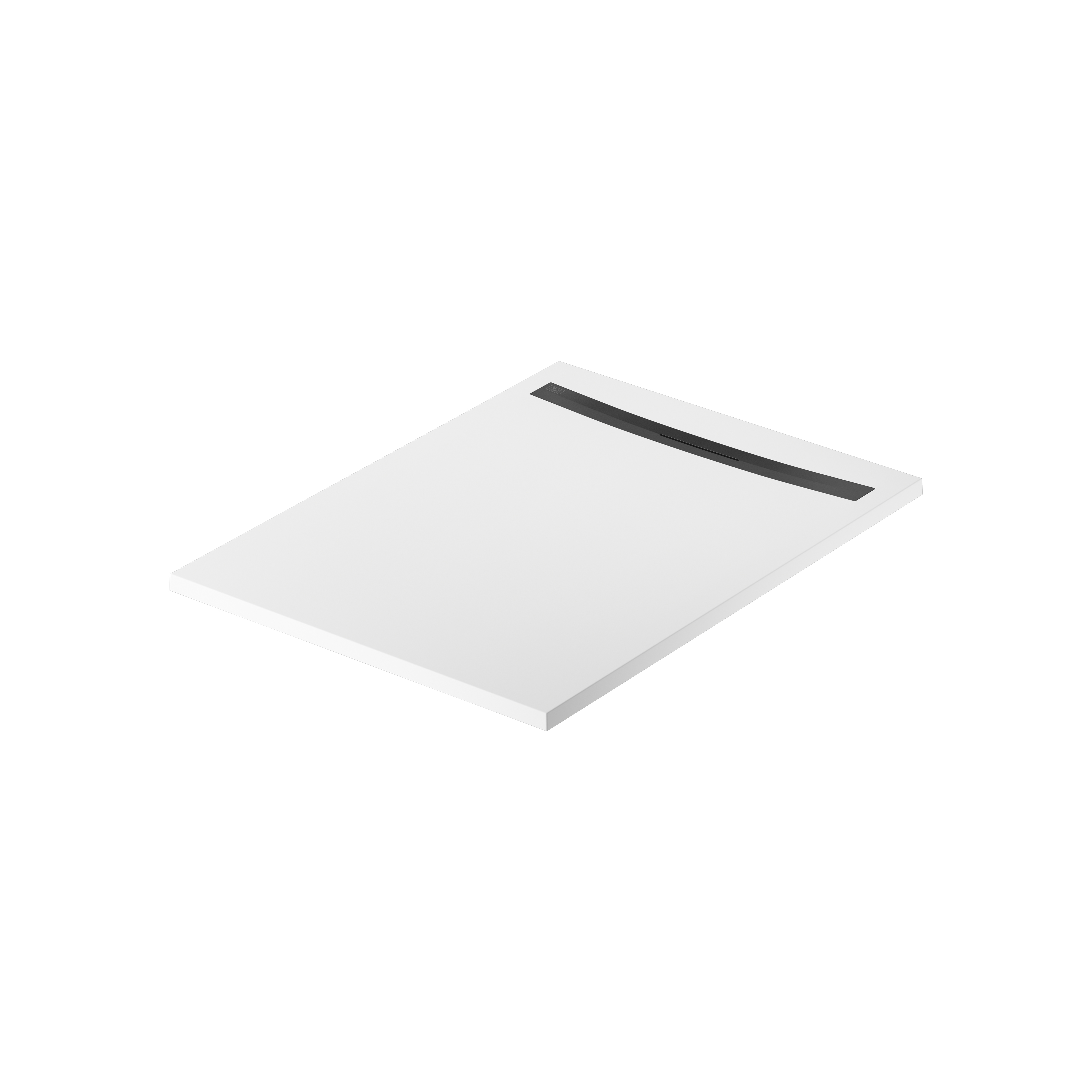 Meissen Keramik Kontra brodzik prostokątny z maskownicą 120x90 cm biały S207-007