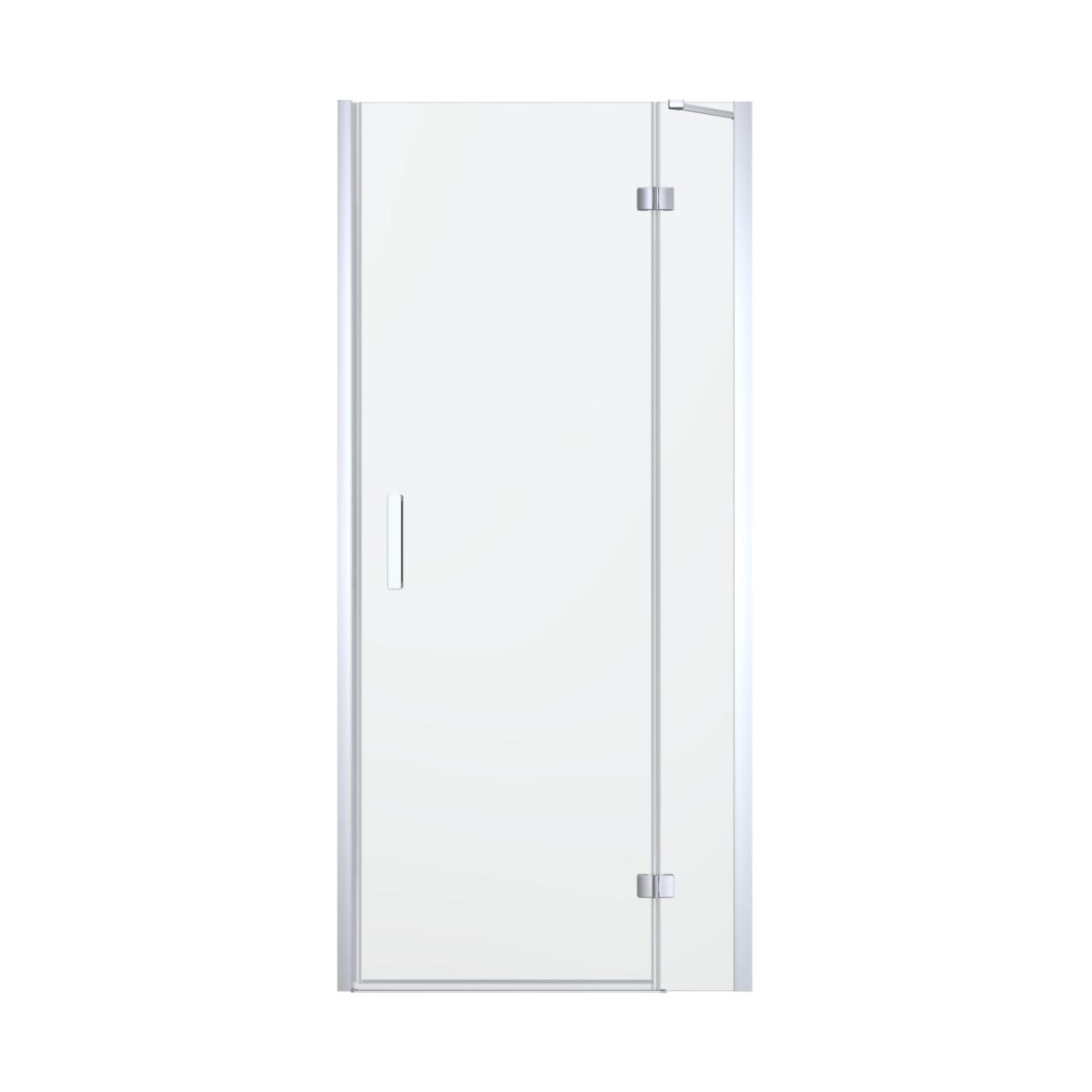Oltens Disa drzwi prysznicowe 90 cm uchylne chrom połysk/szkło przezroczyste 21204100 - Wysyłka w 24h