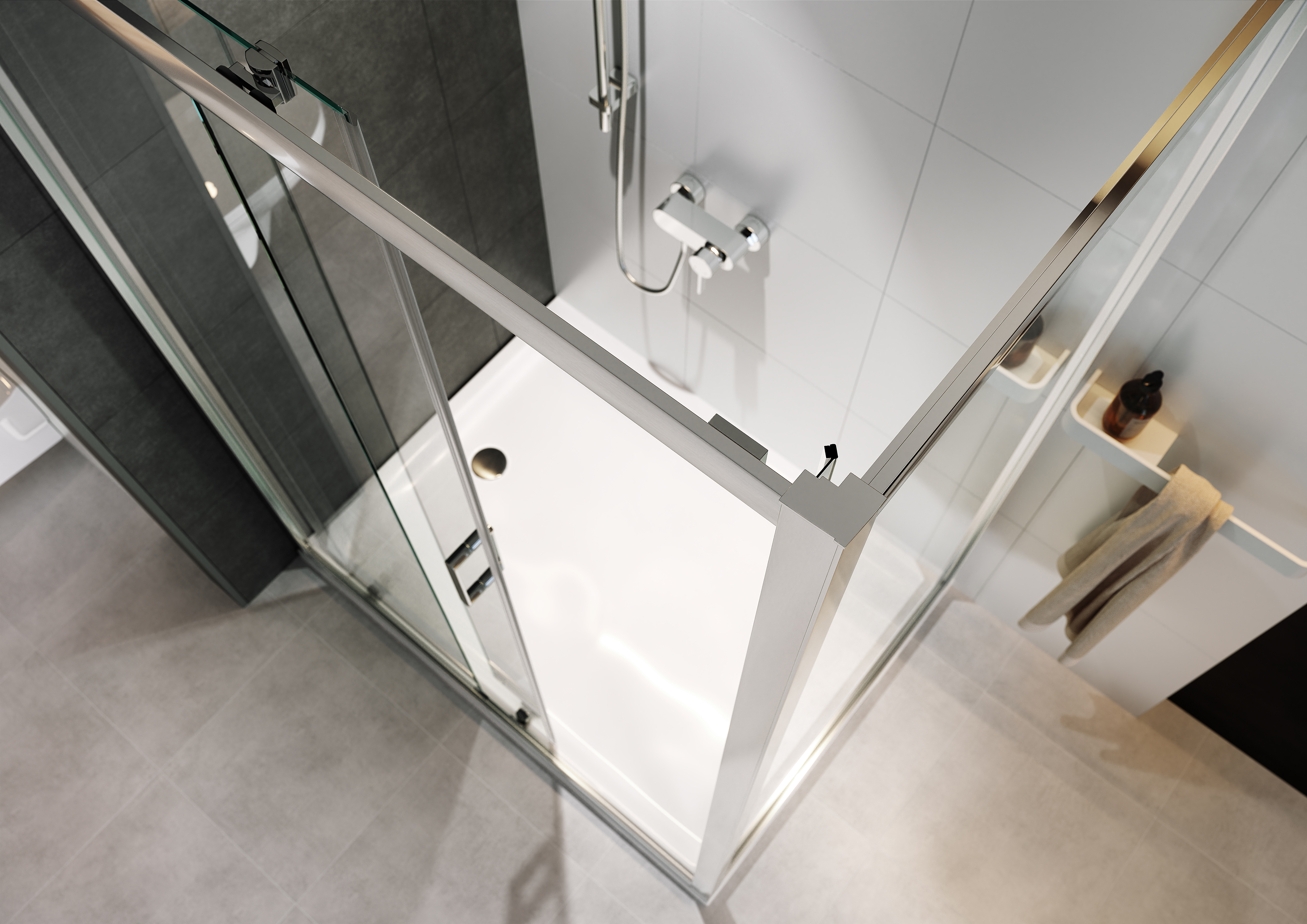 Cersanit Tako Slim brodzik 100x80 cm prostokątny biały mat S208-006