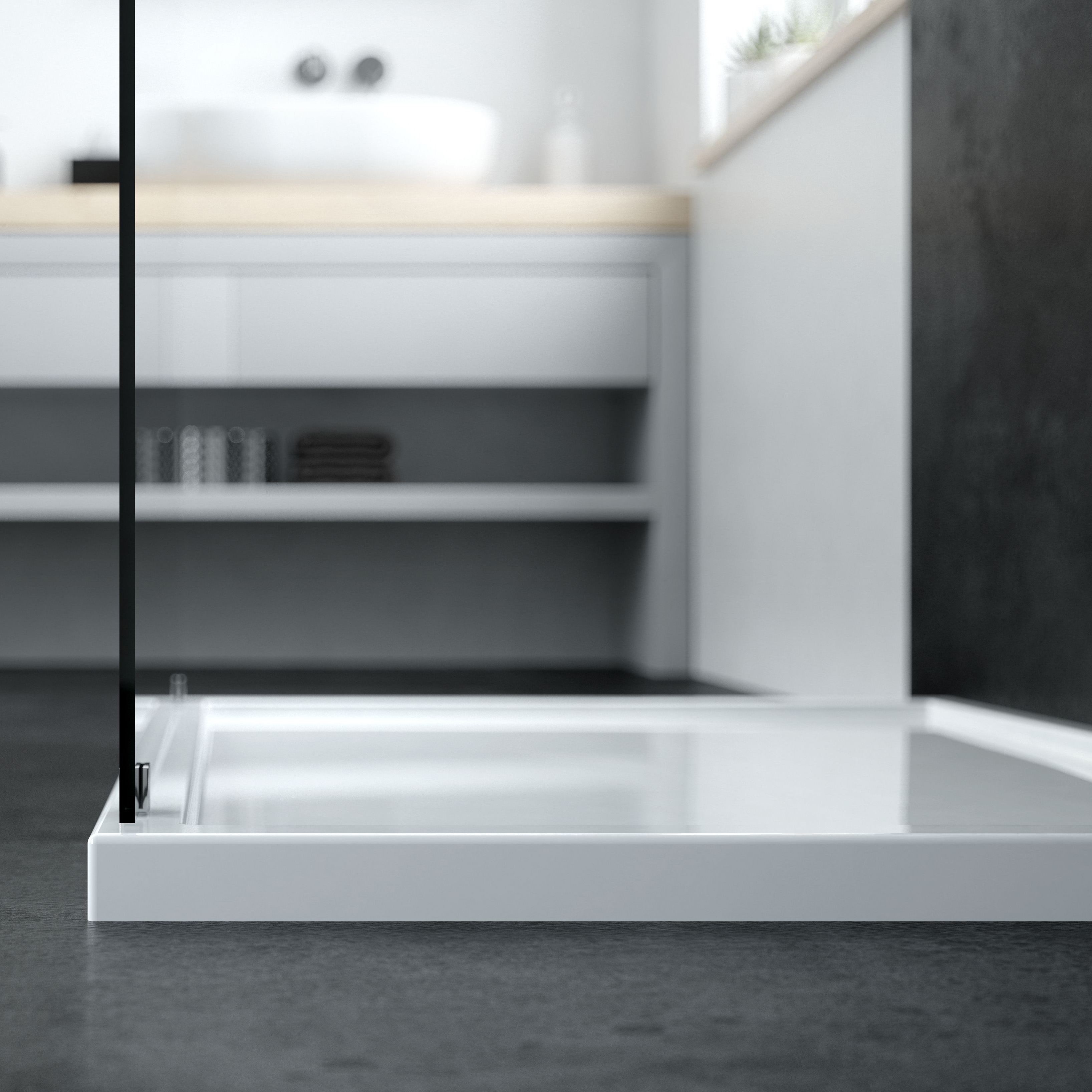 Oltens Superior brodzik prostokątny 120x80 cm biały 15003000 - Wysyłka w 24h