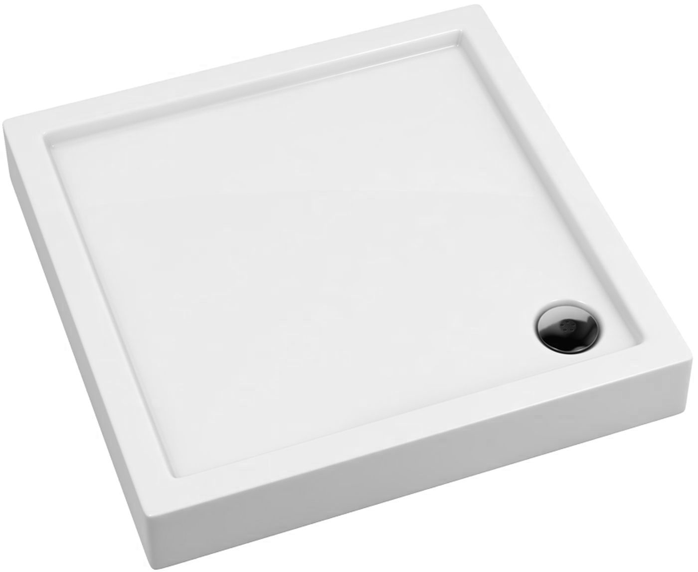 Novellini City brodzik 90x70 cm prostokątny biały VRS709014-30
