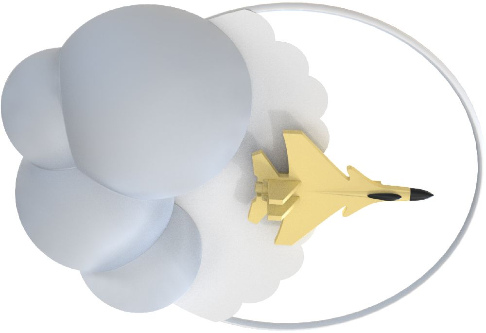 Zuma Line Focus lampa podsufitowa 1x37 W biała MX4024-1-3WT