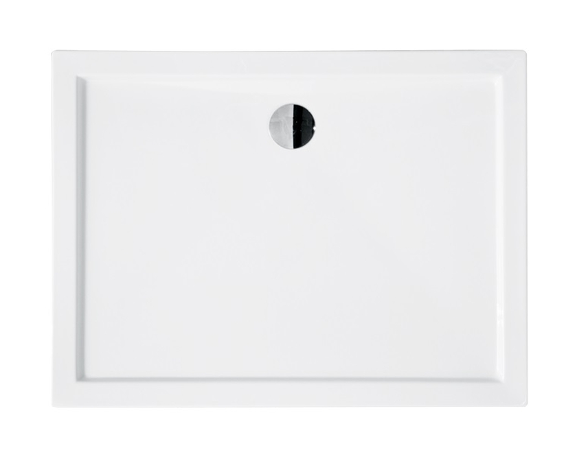 Besco Alpina Slimline brodzik prostokątny 100x80 cm biały #BAA-10814-P