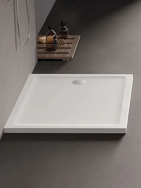 New Trendy Mild brodzik 140x80 cm prostokątny biały B-0636