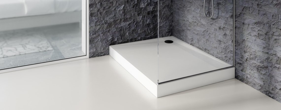Schedpol Solido brodzik prostokątny z syfonem 100x80 cm biały 3.1465