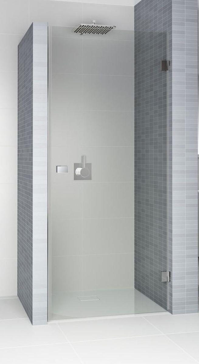 Riho Scandic NXT X101 drzwi prysznicowe 90 cm wnękowe prawe chrom błyszczący/szkło przezroczyste G001006120
