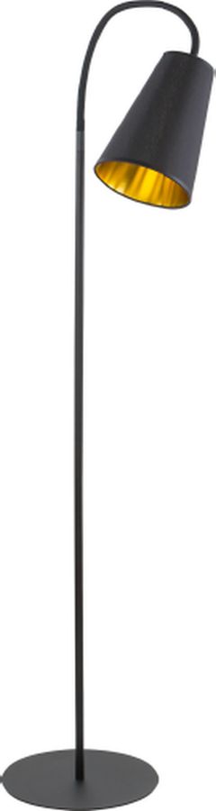 TK Lighting Wire lampa stojąca 1x15 W czarna-złota 1099 - Wysyłka w 24h