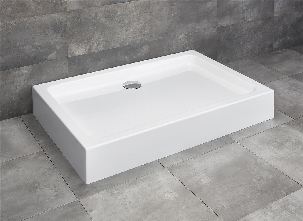 Radaway Laros D Compact brodzik 90x80 cm prostokątny biały SLD8917-01 - Wysyłka w 24h