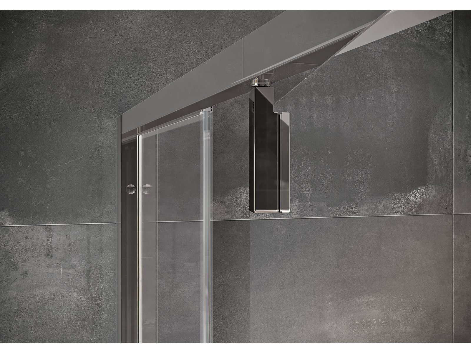 Ravak Nexty drzwi prysznicowe 90 cm uchylne aluminium połysk/szkło przezroczyste 03O70C00Z1