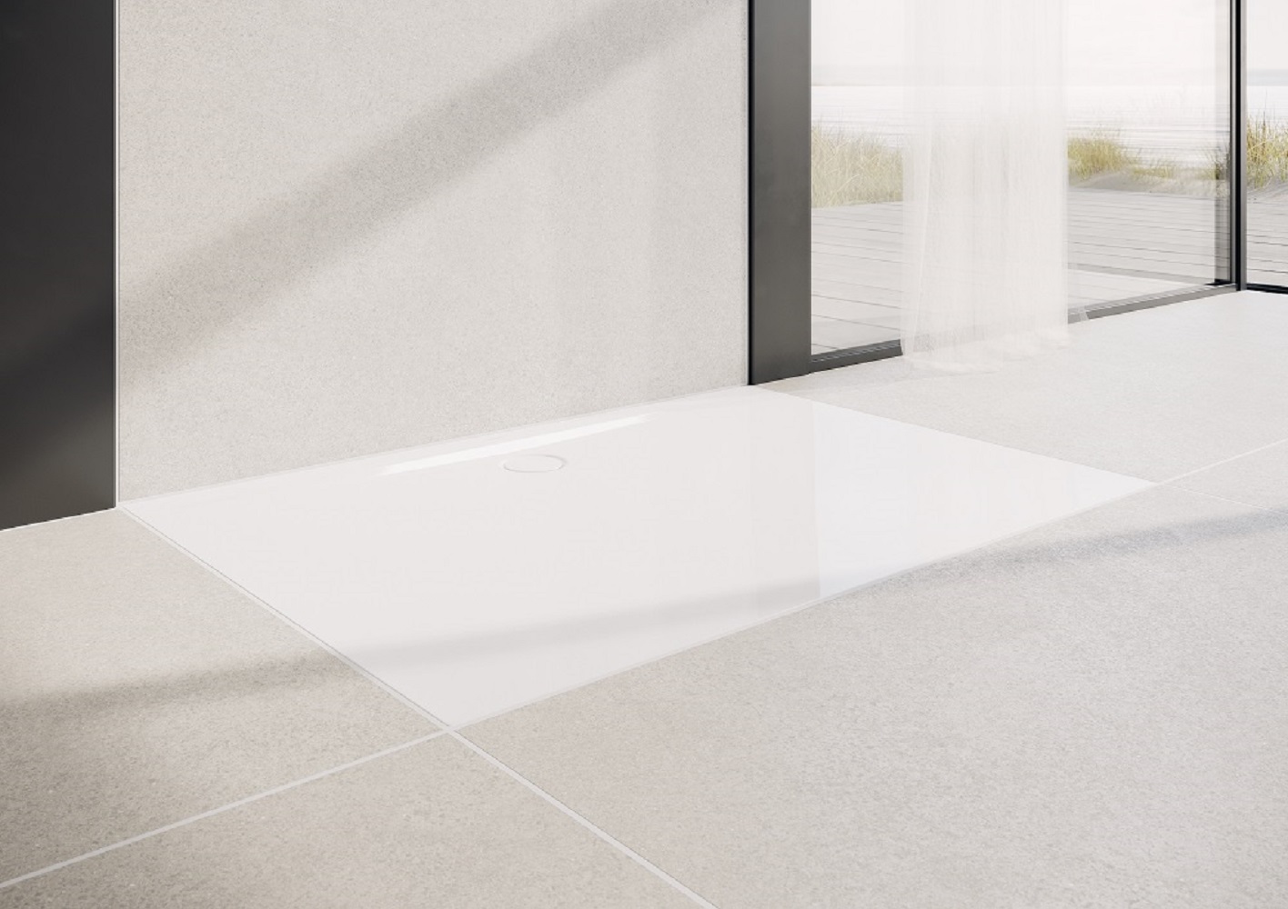 Kaldewei Superplan Zero brodzik 80x120 cm prostokątny z obniżonym nośnikiem ze styropianu model 1552-5 biały 355247980001
