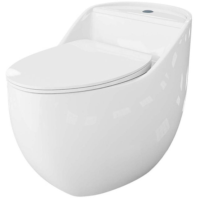 LAVITA Kompakt WC SILIA RIM bezkołnierzowy z deską duroplastową biały