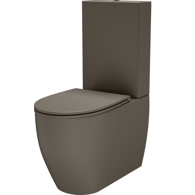 SDR CERAMICHE Kompakt WC BULL SABBIA wirowy z deską wolnoopadającą