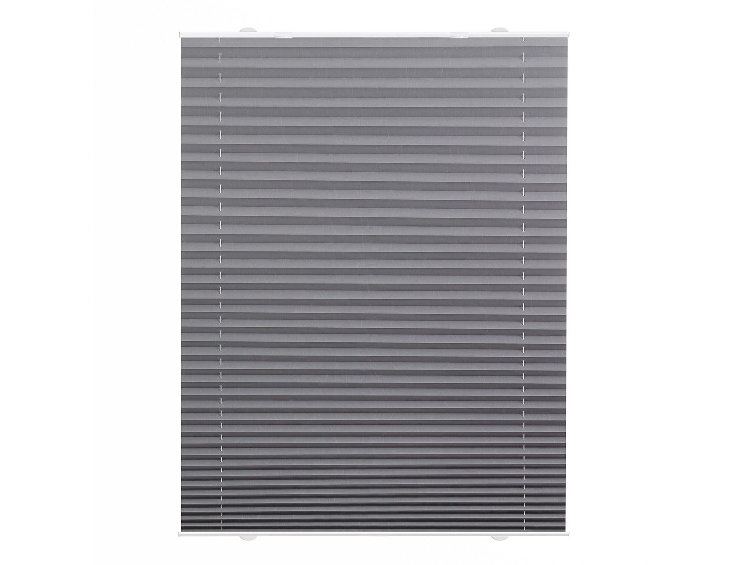 Lichtblick Plisowana roleta Haftfix, bez wiercenia, od 50 x 130 cm Szary, 65x130 cm
