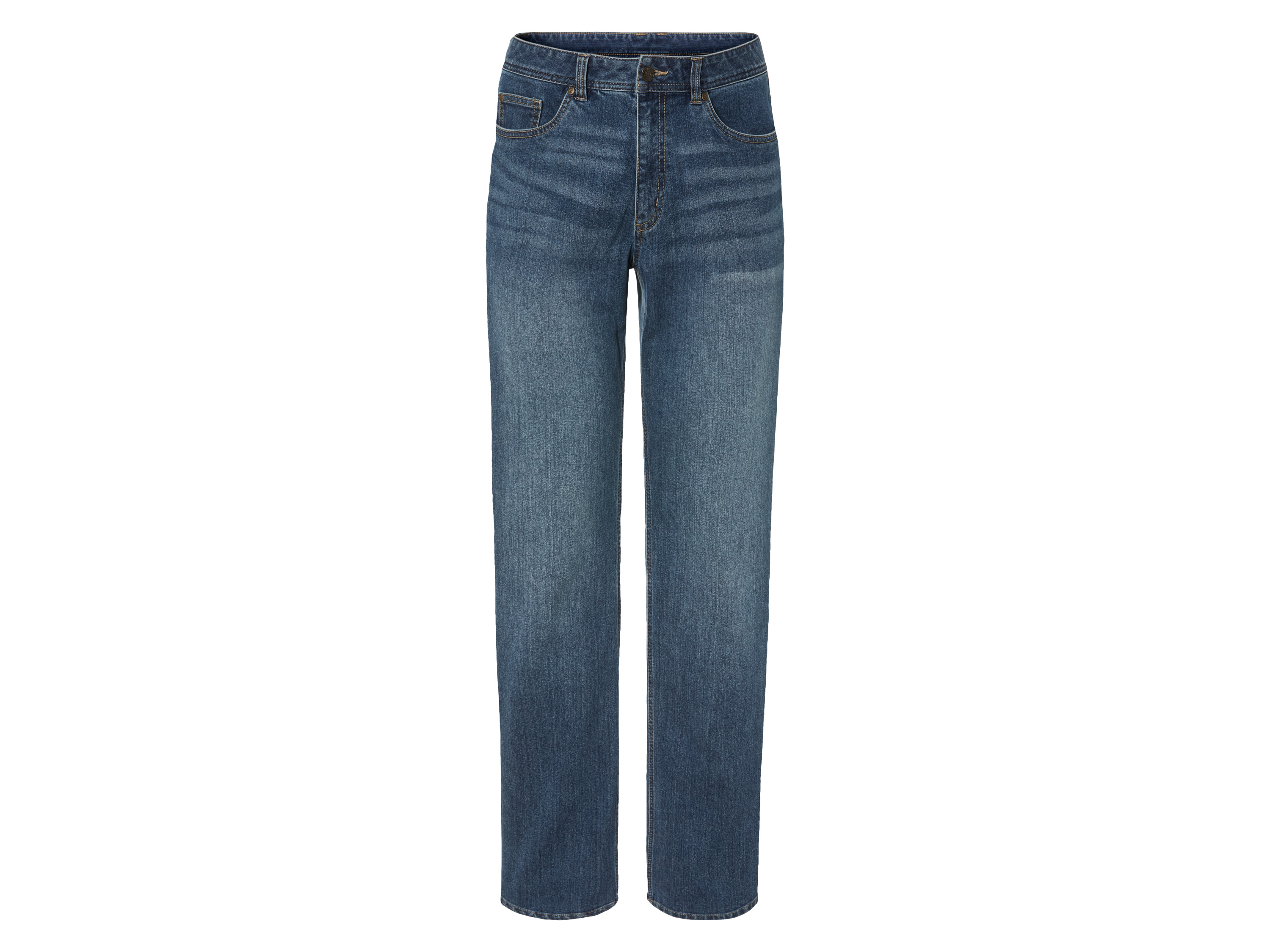 Livergy Spodnie termiczne męskie, straight fit Niebieski, 50 34/32