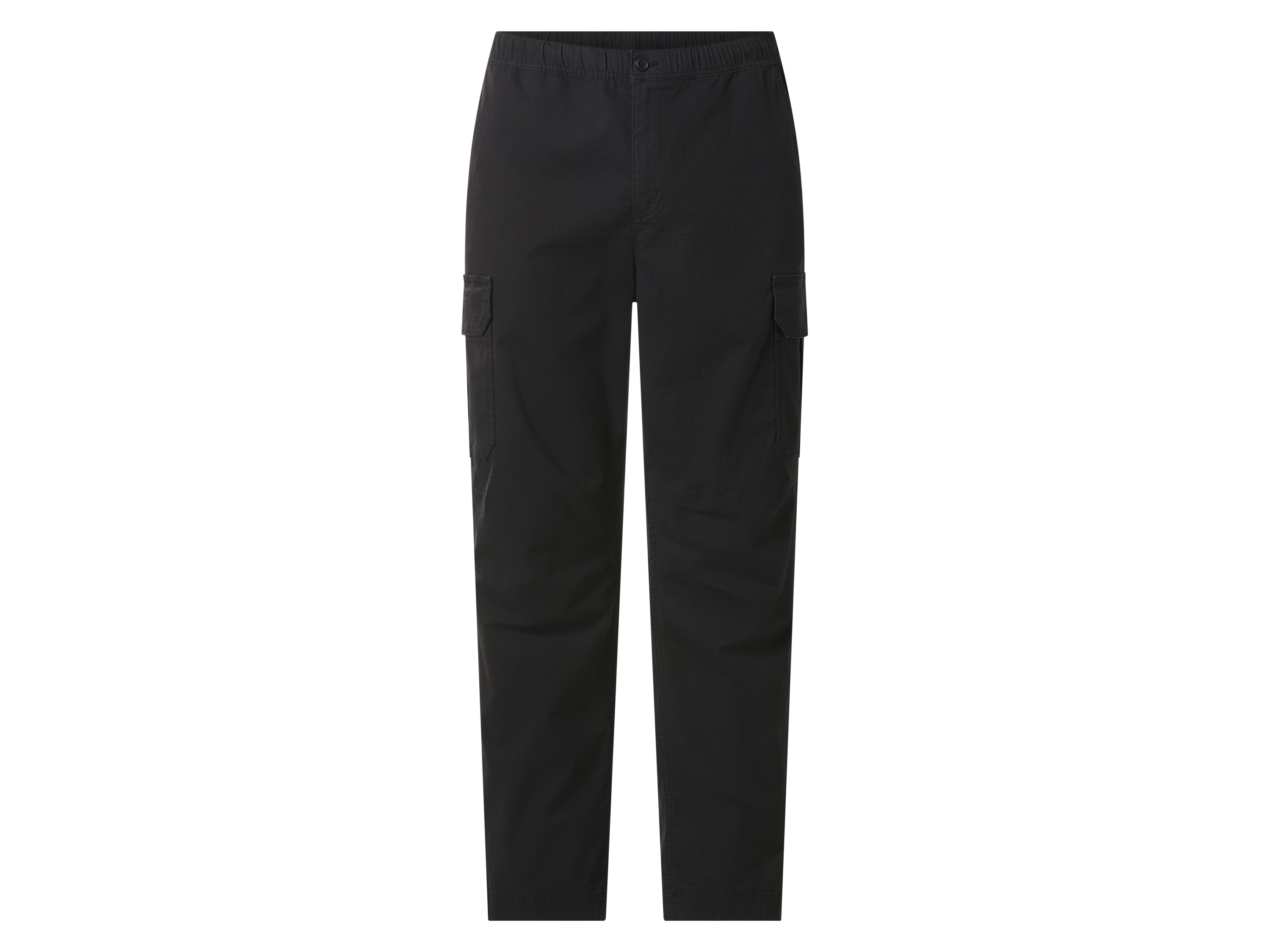 esmara Men Spodnie cargo męskie z bawełną Czarny, XL 56/58